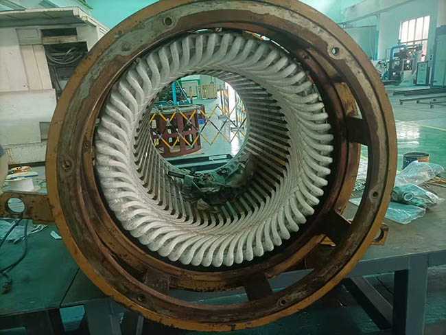 淺析關(guān)于泰富西瑪高壓電機的電暈損傷。